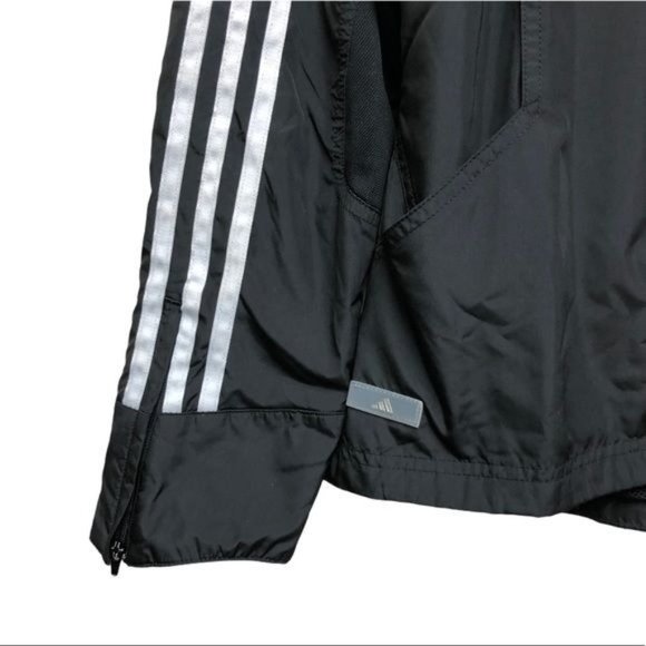 Adidas 3 Stripes Climaproof 365 Pointed Cuff Windbreaker Jacket | Medium - Picture 8 of 13